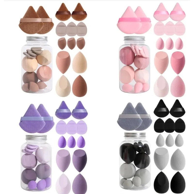 Beauty Blender In Makeup - 14PCS Makeup Sponge Set With Storage
