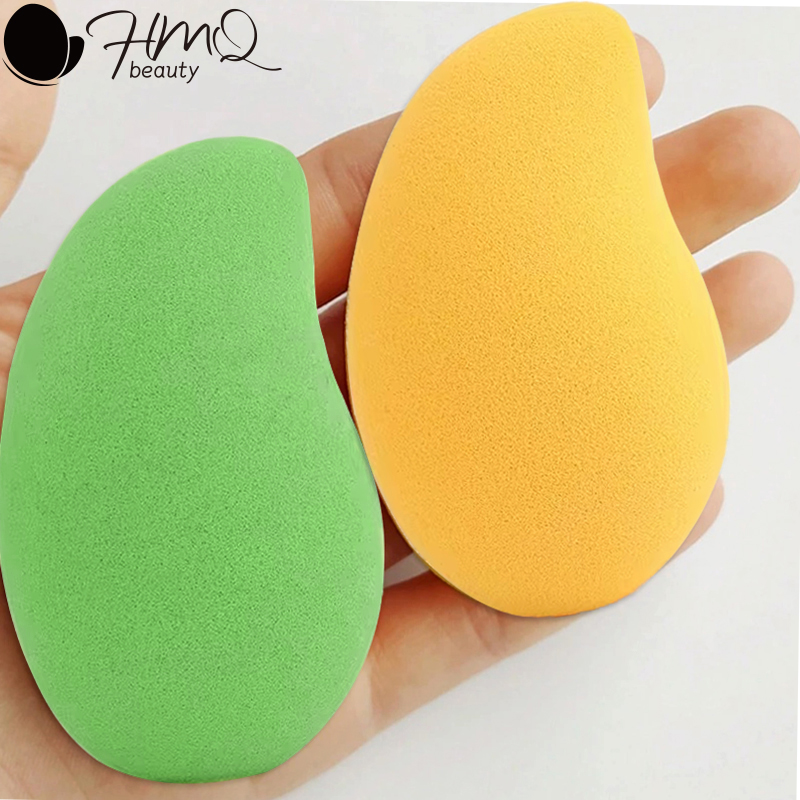 Beauty Blender In Makeup - 12/2pcs Mango Shape Soft Makeup Sponge