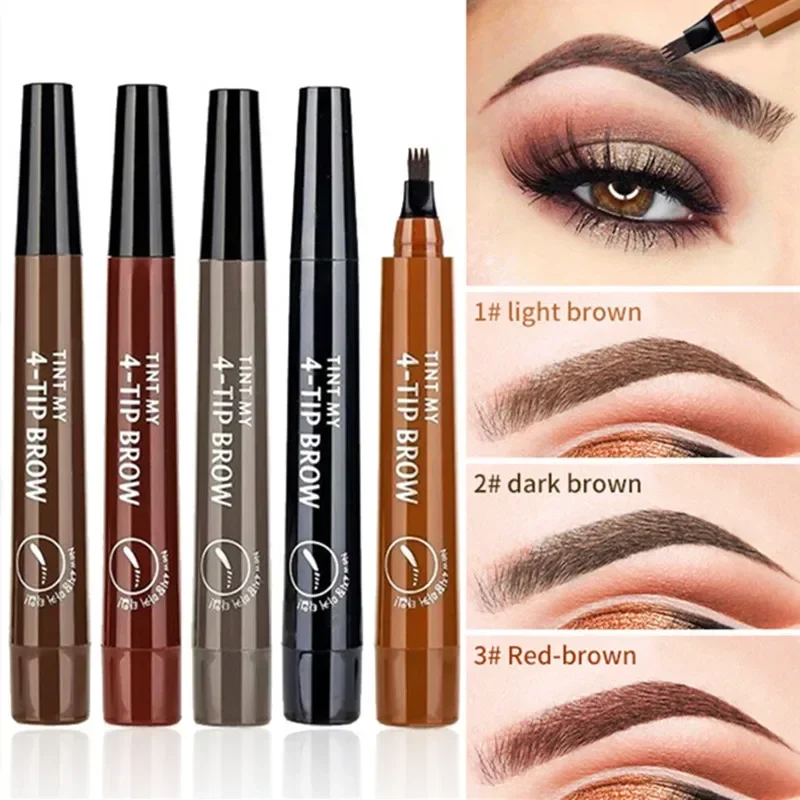 Eyebrow Pomade Pencil - 5 Colors Eyebrow Pencil Waterproof 4
