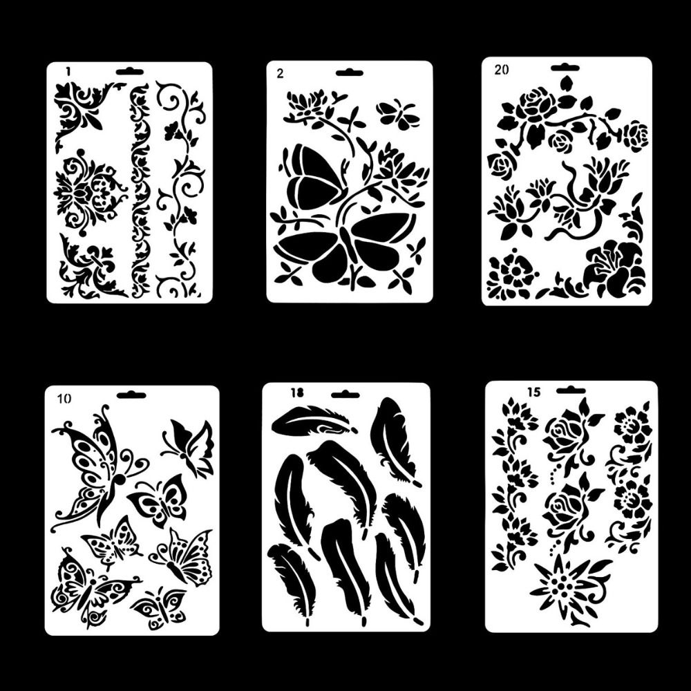 Beauty Makeup Pictures - Reusable Face Paint Templates Hollowed Decorative