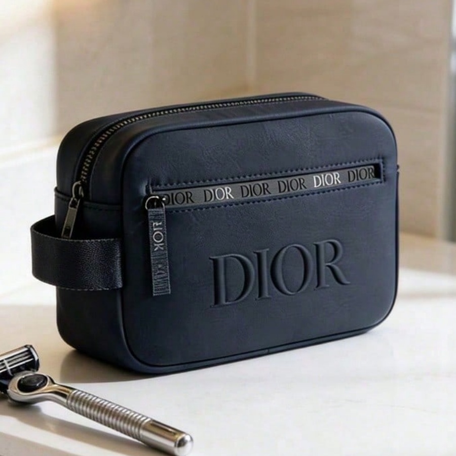 Beauty Makeup Dior - Dior’s Bag Black Canvas Cosmetic Storage