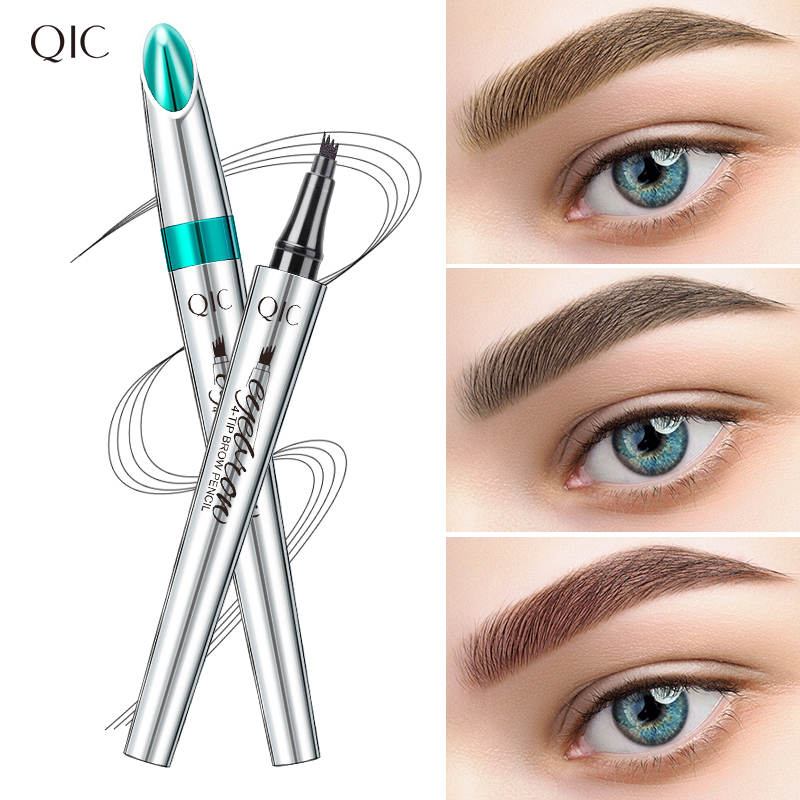 Eyebrow Pomade Pencil - 4 Points Eyebrow Pen 5 Colors