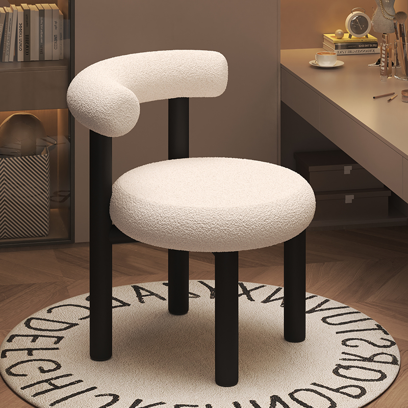 Beauty Makeup Chair - Comfortable Vanity Stool for Girls with
