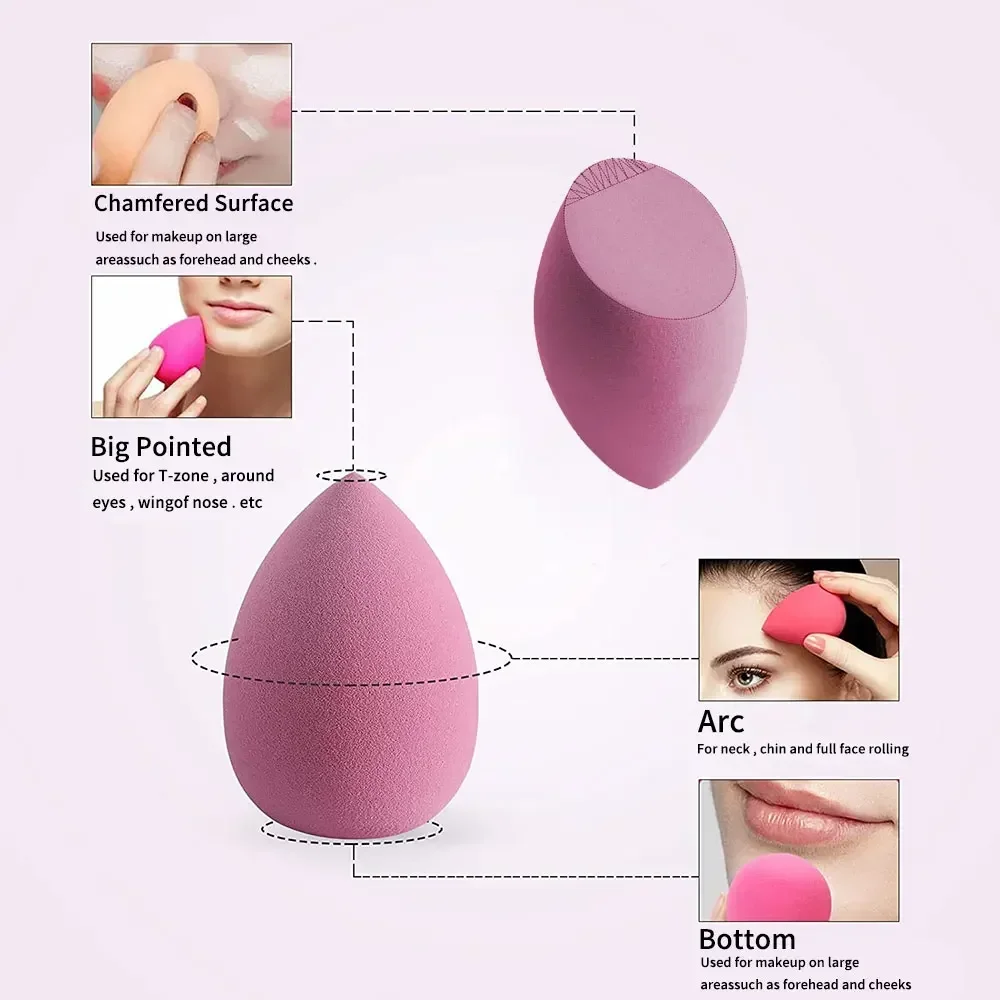 Beauty Blender In Makeup - 4Pcs Blender Beauty Tools Makeup Make