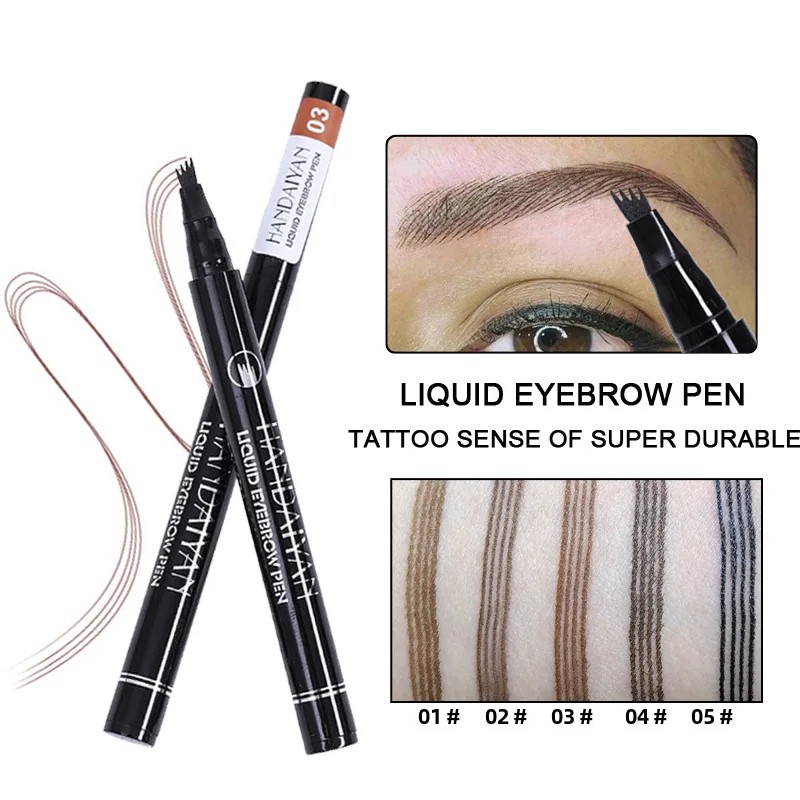 Eyebrow Pomade Pencil - 4D Microblading Eyebrow Pen with 4