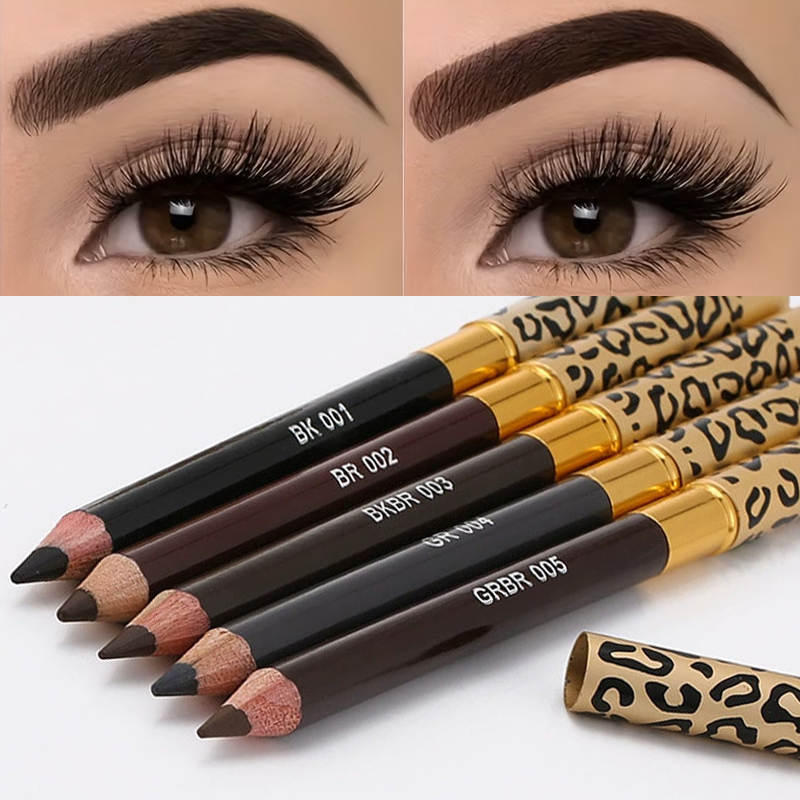 7 Colors Leopard Double Head E - đánh giá và giá Eyebrow Pomade Pencil