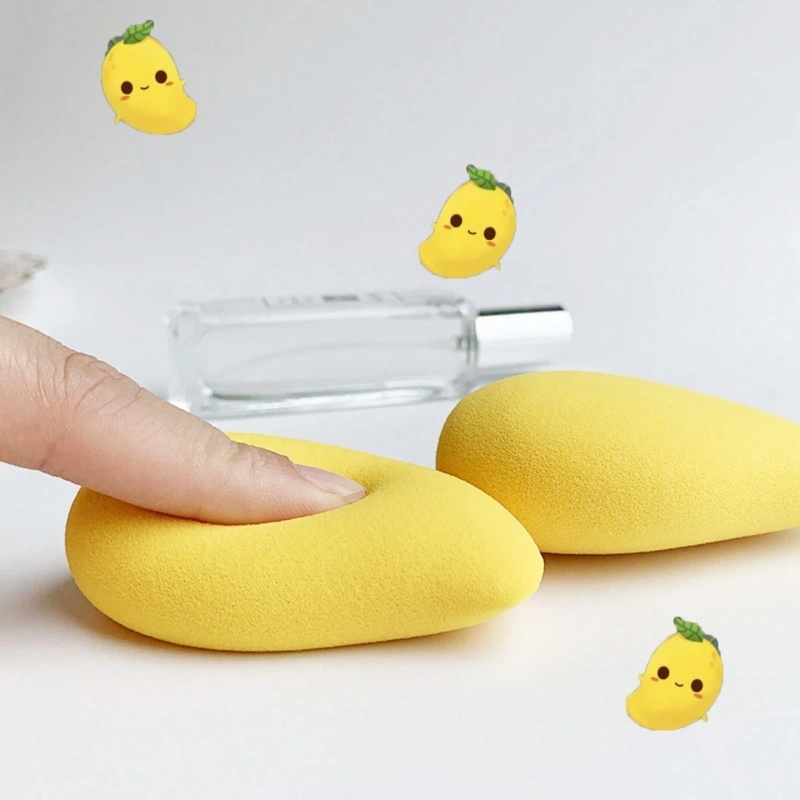 12/2pcs Mango Shape Soft Makeu - đánh giá và giá Beauty Blender In Makeup