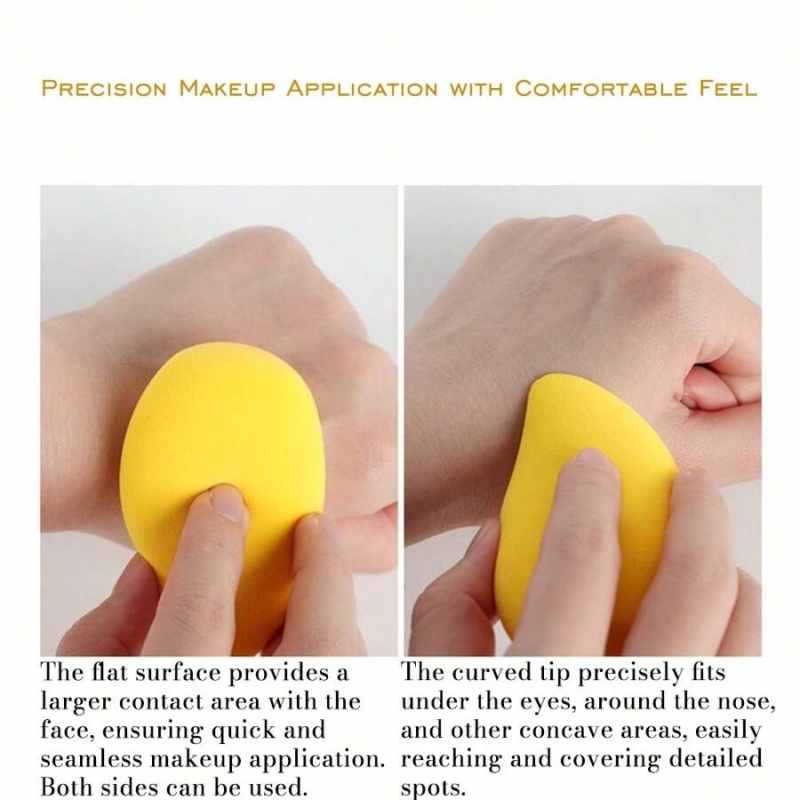 12/2pcs Mango Shape Soft Makeu - đánh giá và giá Beauty Blender In Makeup