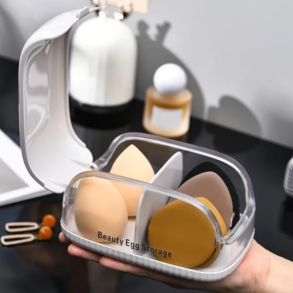 Transparent Lid Makeup Blender - đánh giá và giá Beauty Blender In Makeup