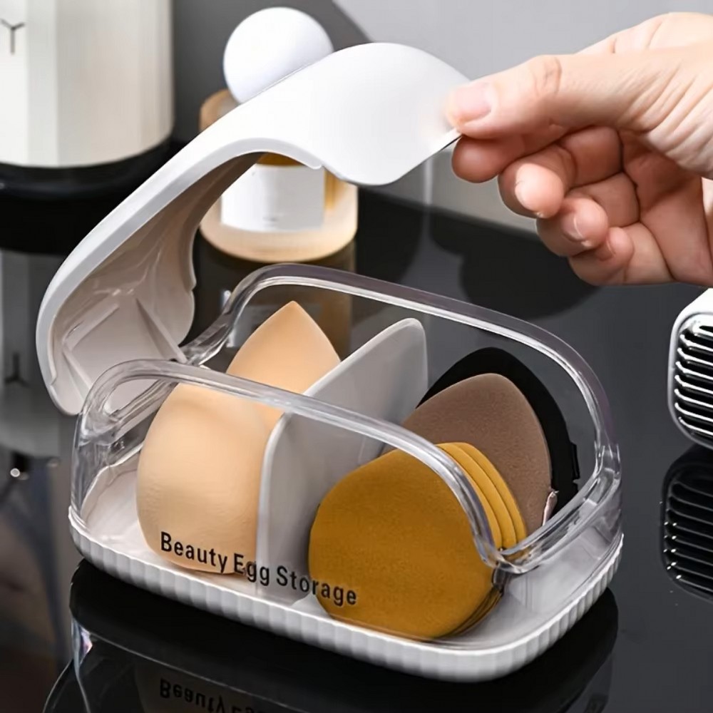 Transparent Lid Makeup Blender - đánh giá và giá Beauty Blender In Makeup