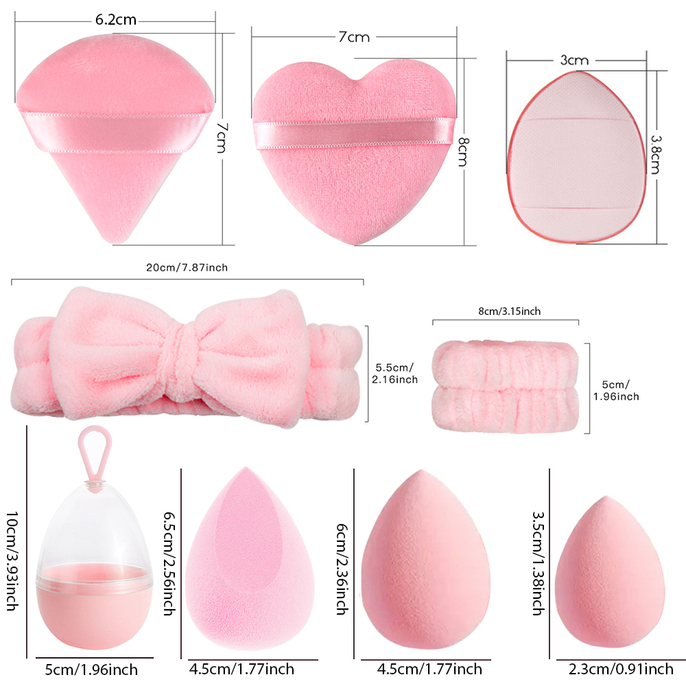 17Pcs Makeup Sponge Blender Se - đánh giá và giá Beauty Blender In Makeup