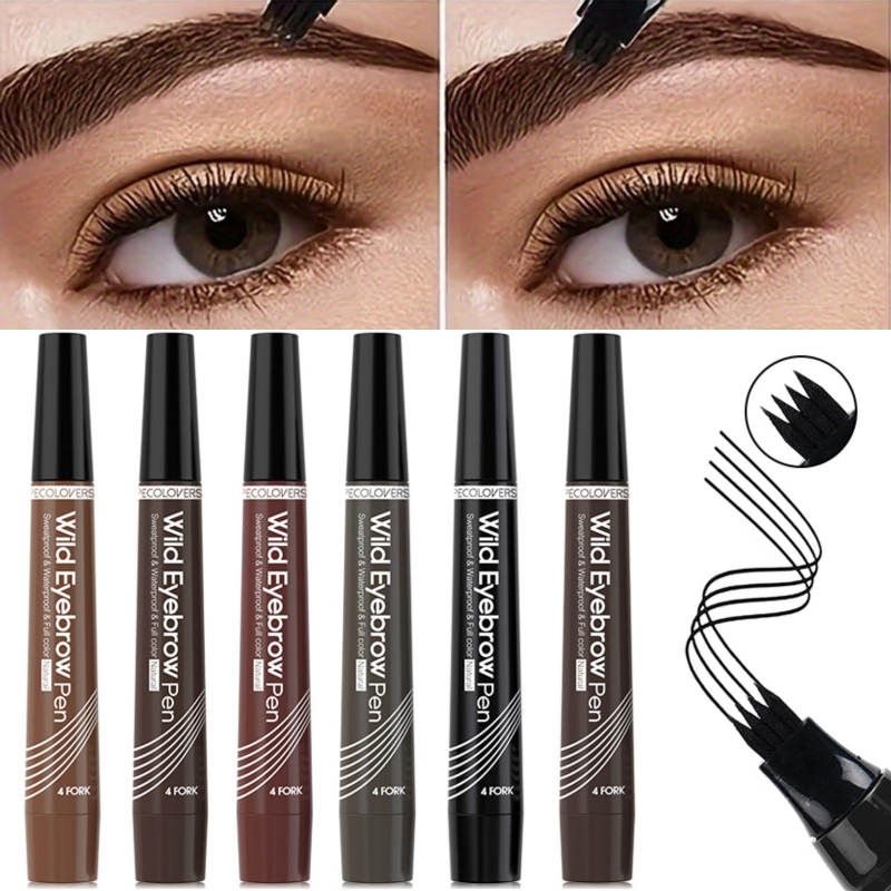 4 Fork Waterproof Eyebrow Penc - đánh giá và giá Eyebrow Pomade Pencil