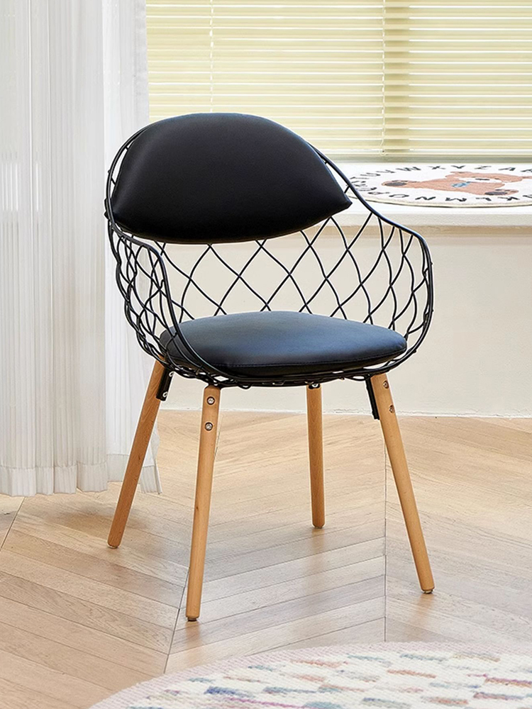 Creative Hollow Backrest Dinin - đánh giá và giá Beauty Makeup Chair