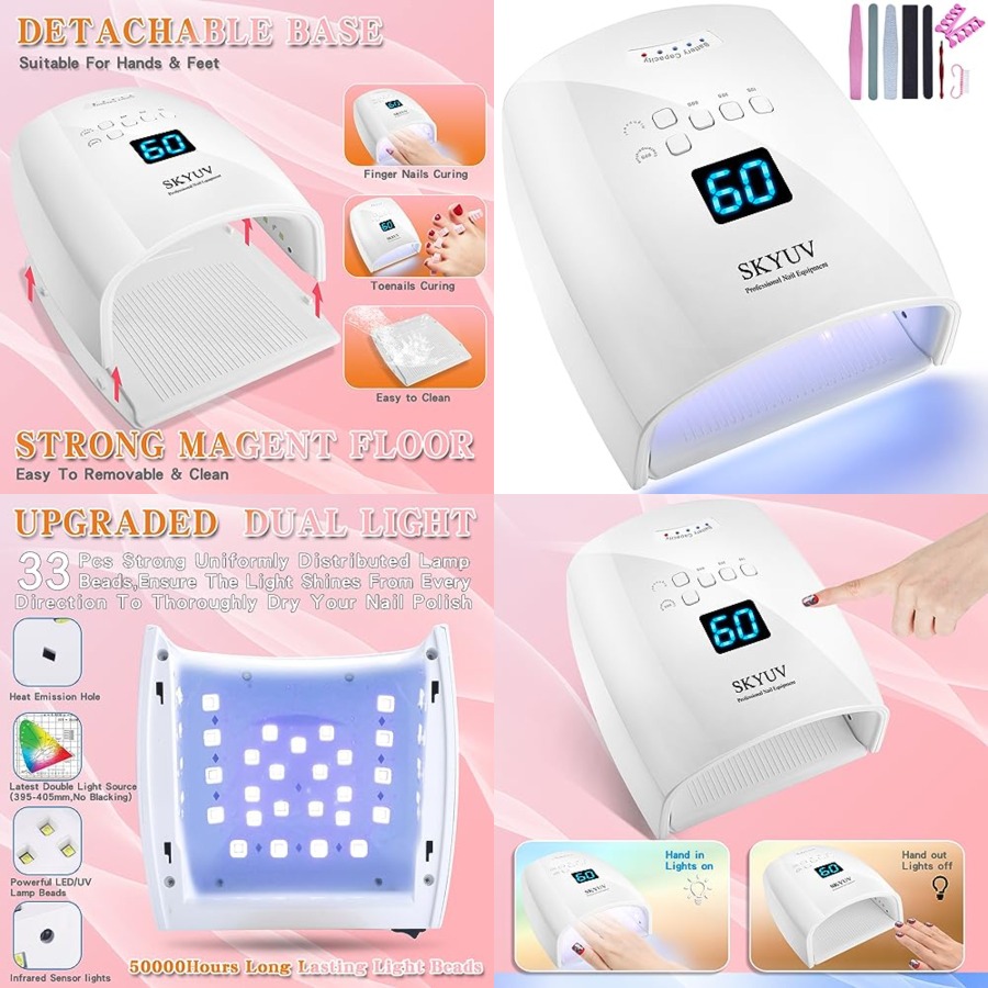 Rechargeable Faster Drying UV  - đánh giá và giá Gel Nail Polish
