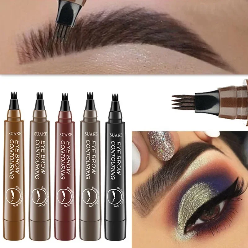 5 Colors Eyebrow Pencil Waterp - đánh giá và giá Eyebrow Pomade Pencil