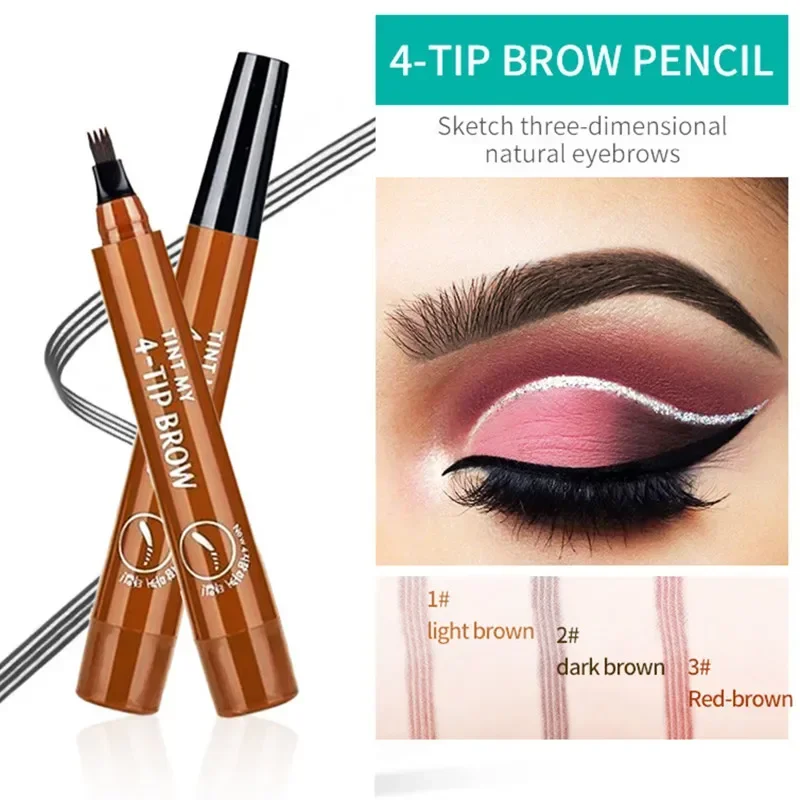 5 Colors Eyebrow Pencil Waterp - đánh giá và giá Eyebrow Pomade Pencil