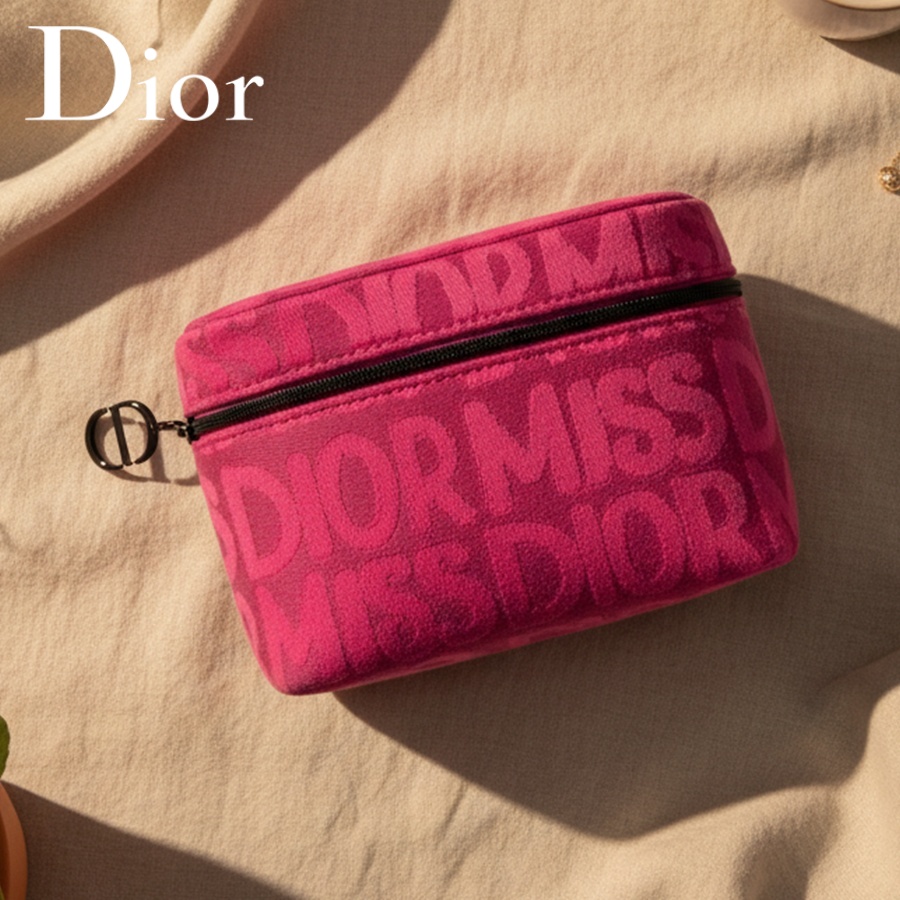 Dior’s Bag Pink Cosmetic Bag F - đánh giá và giá Beauty Makeup Dior