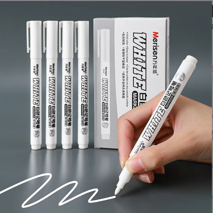 1 Pcs White Marker Pens Paint  - đánh giá và giá Beauty Makeup Pictures