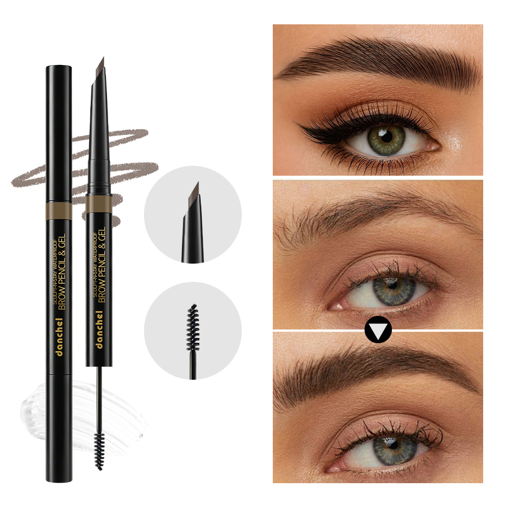 Waterproof 2 In 1 Eyebrow Penc - đánh giá và giá Eyebrow Pomade Pencil