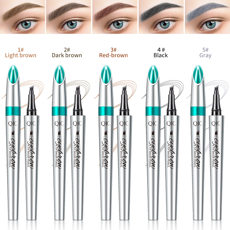 4 Points Eyebrow Pen 5 Colors  - đánh giá và giá Eyebrow Pomade Pencil
