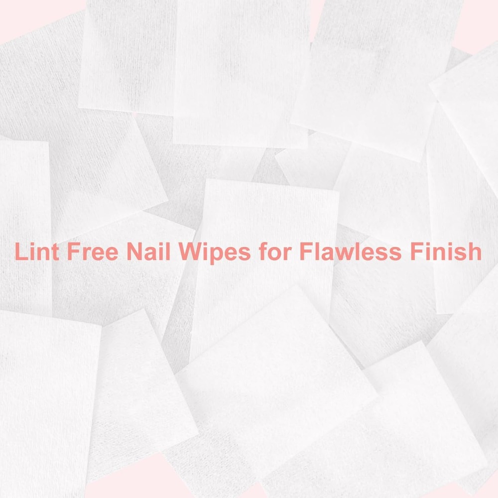 Lint Free Nail Wipes - 270 Pcs - đánh giá và giá Gel Nail Polish
