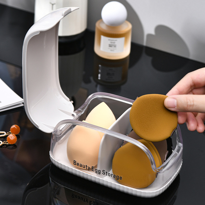 Makeup Sponge Storage Box with - đánh giá và giá Beauty Blender In Makeup