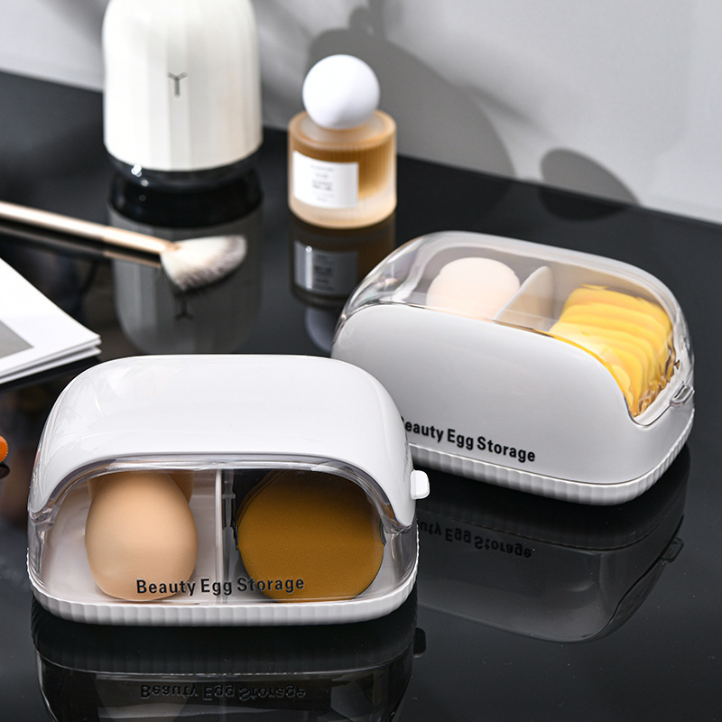 Makeup Sponge Storage Box with - đánh giá và giá Beauty Blender In Makeup