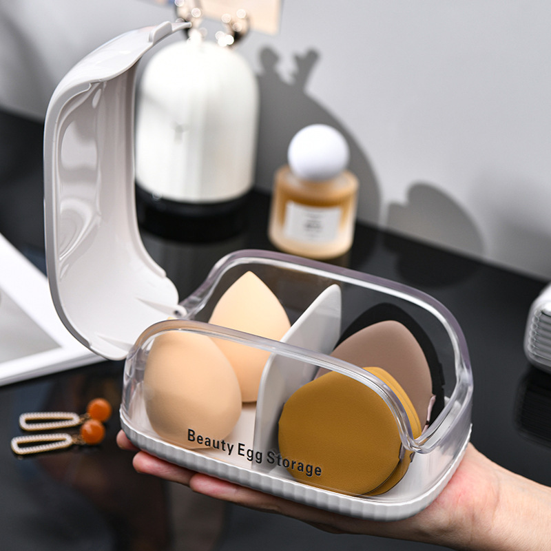 Makeup Sponge Storage Box with - đánh giá và giá Beauty Blender In Makeup