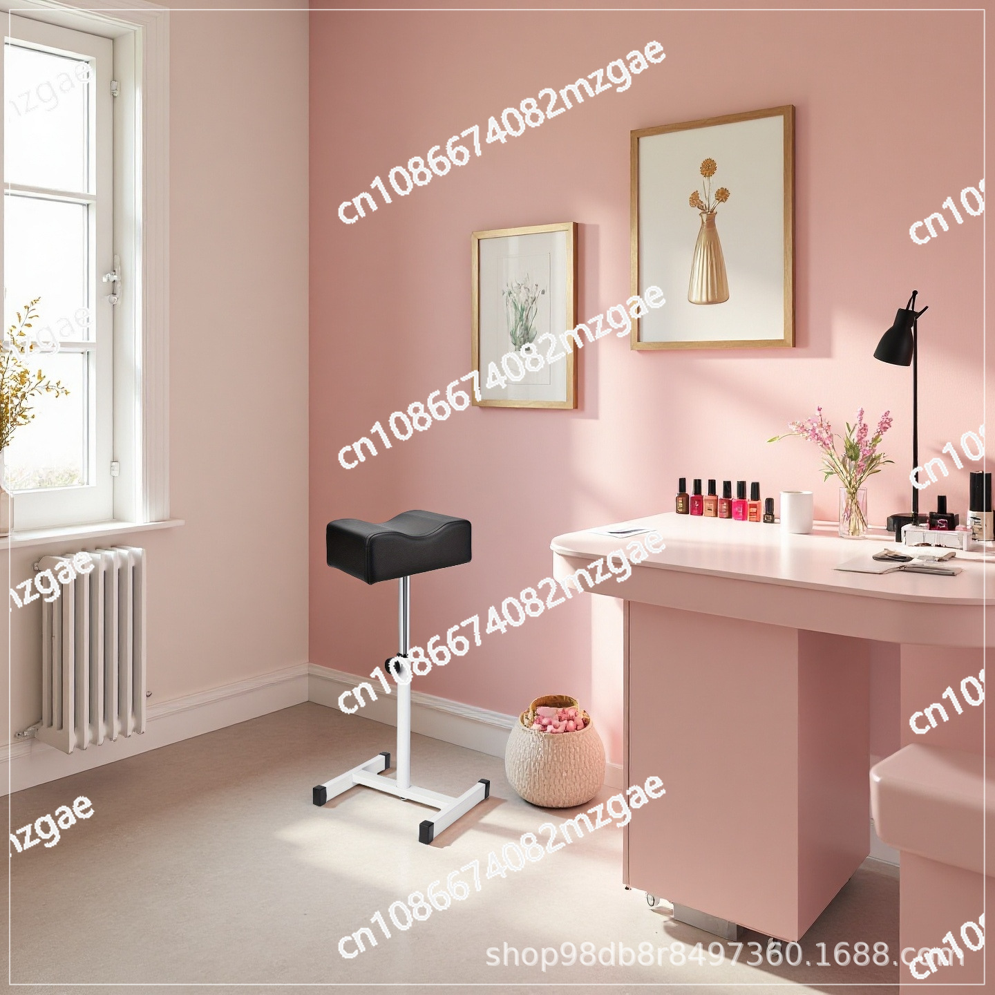 Rotating lifting footrest adju - đánh giá và giá Beauty Makeup Chair