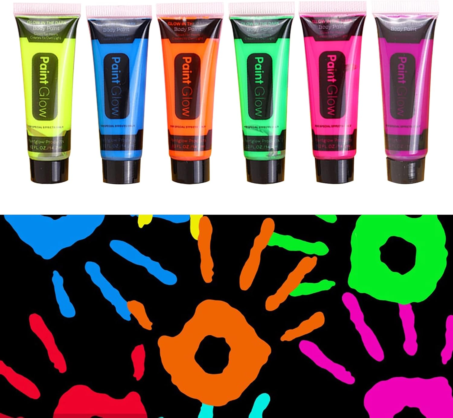 Glow in the Dark Face Body Pai - đánh giá và giá Beauty Makeup Pictures