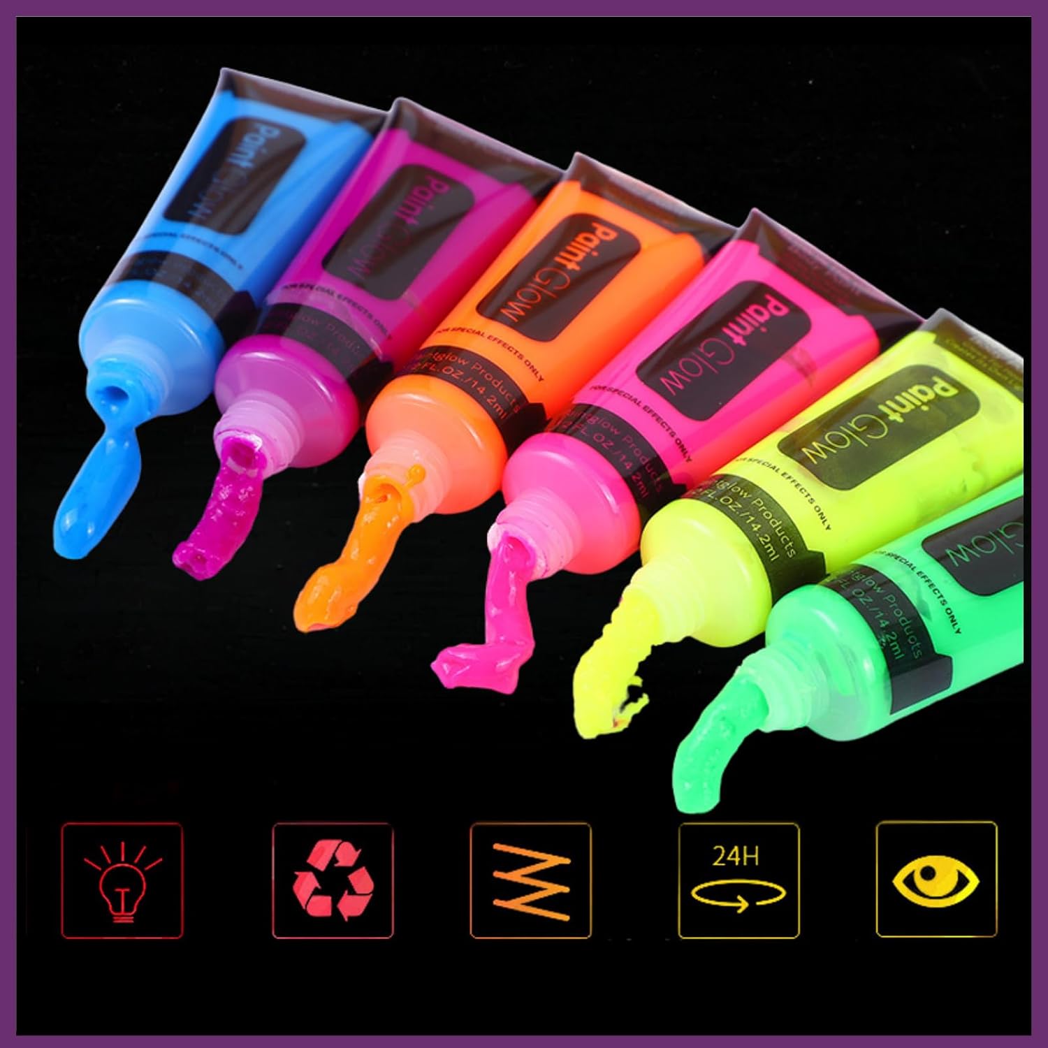 Glow in the Dark Face Body Pai - đánh giá và giá Beauty Makeup Pictures