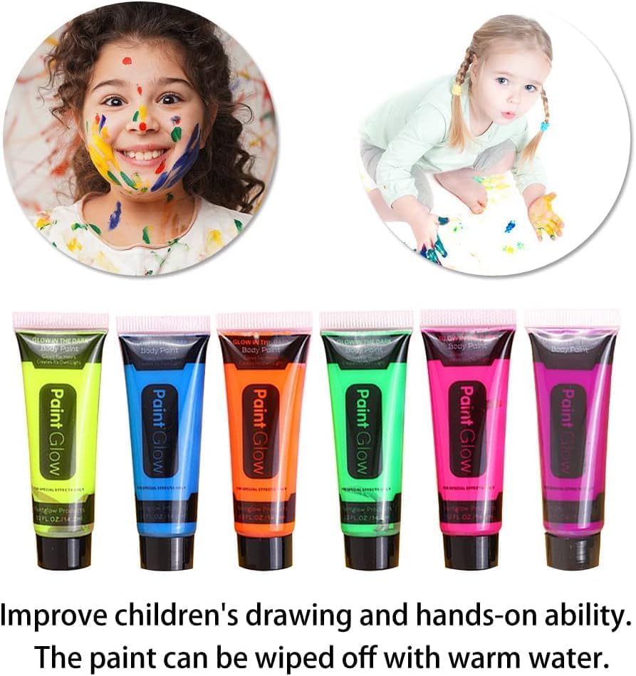 Glow in the Dark Face Body Pai - đánh giá và giá Beauty Makeup Pictures