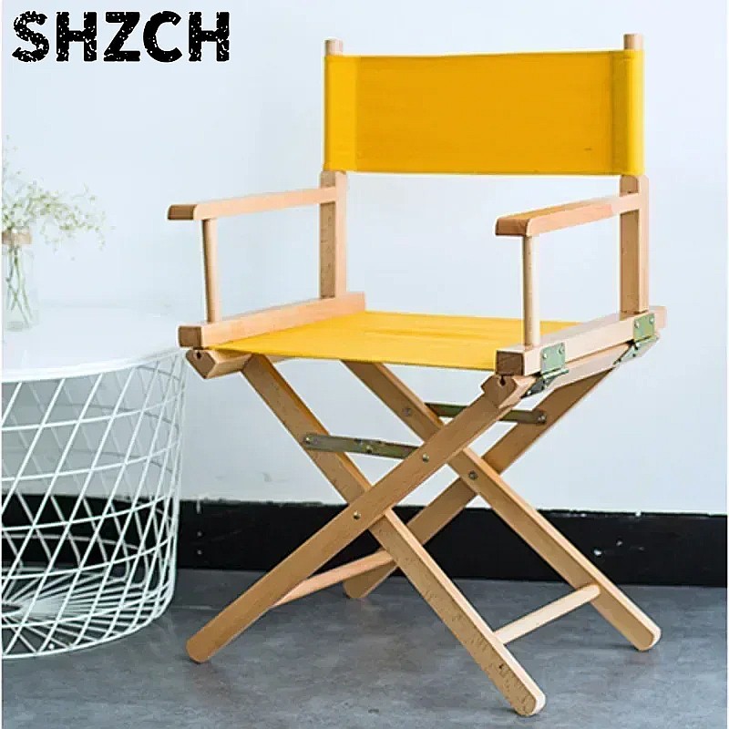 Versatile Solid Wood Director  - đánh giá và giá Beauty Makeup Chair