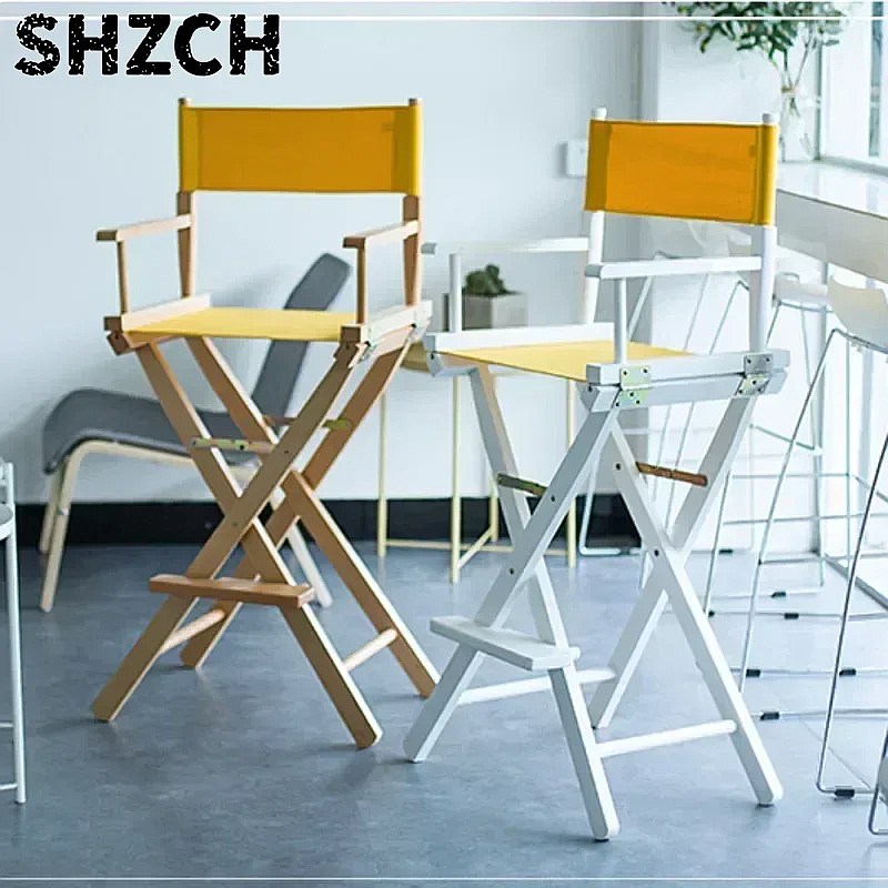 Versatile Solid Wood Director  - đánh giá và giá Beauty Makeup Chair