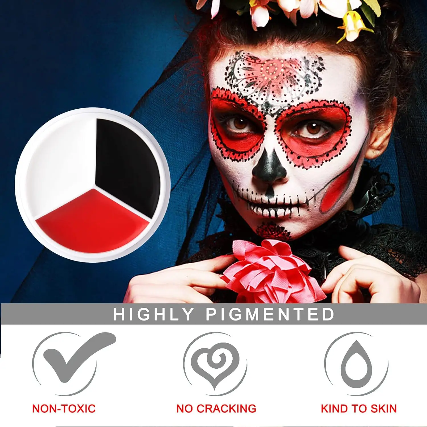 Halloween Makeup Palette Face  - đánh giá và giá Beauty Makeup Pictures