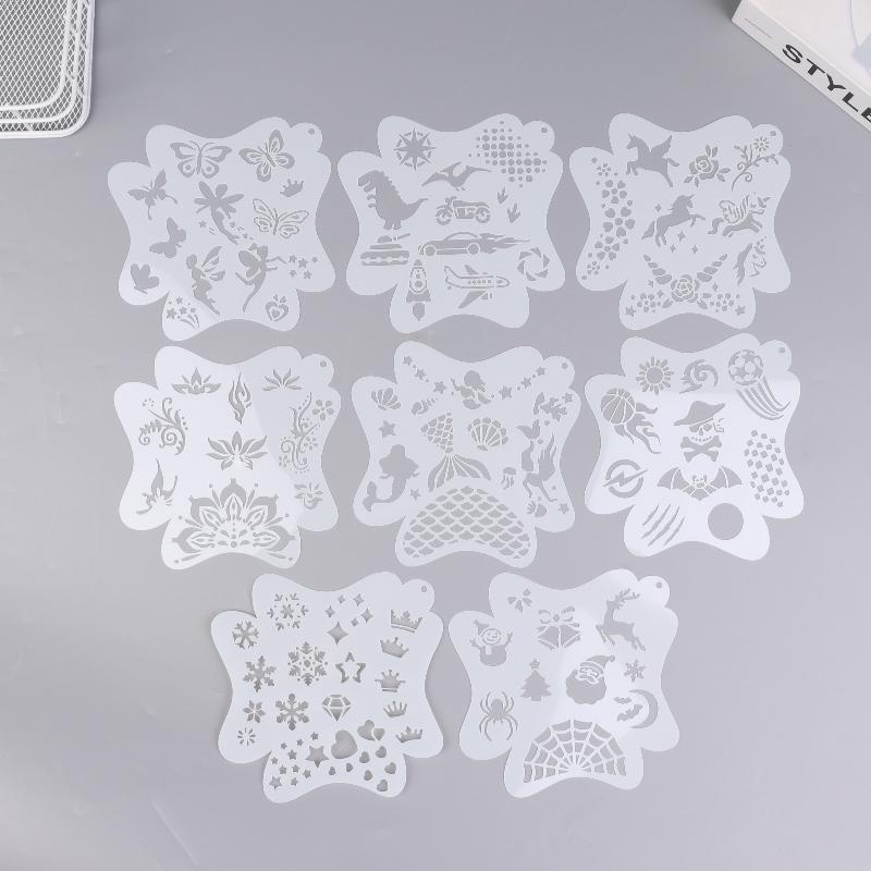 ▶8/20PCS Face Paint Stencils P - đánh giá và giá Beauty Makeup Pictures