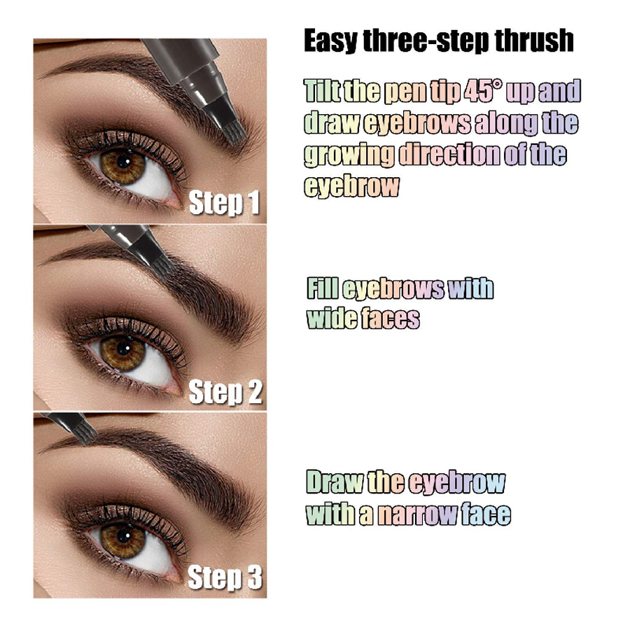 Waterproof Eyebrow Pen, Microb - đánh giá và giá Eyebrow Pomade Pencil