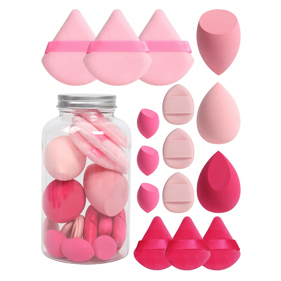 Set of 15 makeup sponges with  - đánh giá và giá Beauty Blender In Makeup