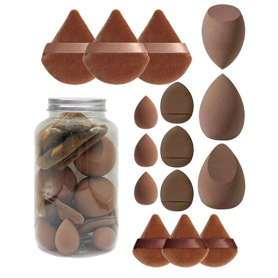 Set of 15 makeup sponges with  - đánh giá và giá Beauty Blender In Makeup